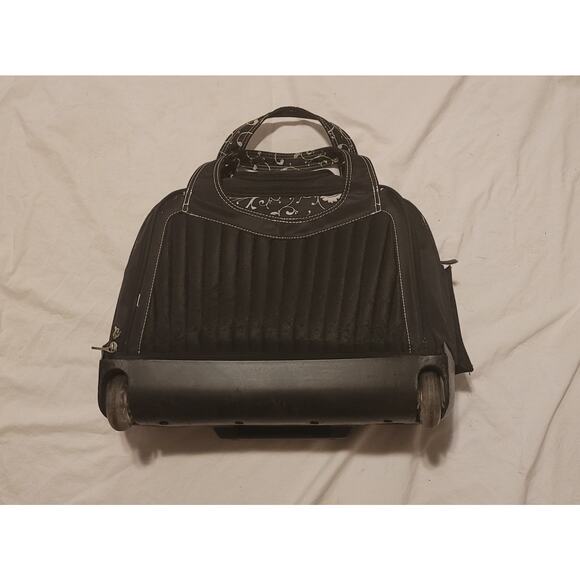 Kensington Contour balance notebook roller bag w retractable handle Onyx black - Picture 2 of 16